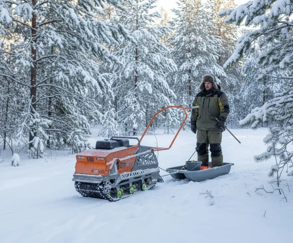 Мотобуксировщик SNOW-DOG ULTRA LK500 18 л.с.